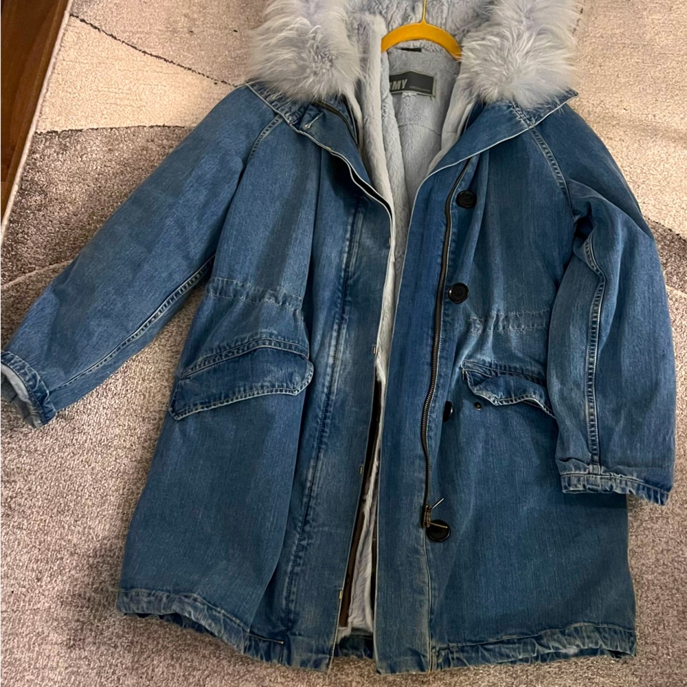 Yves Soloman army denim jacket